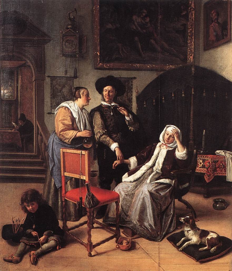 Lääkärit vierailevat tekijältä Jan Havickszoon Steen