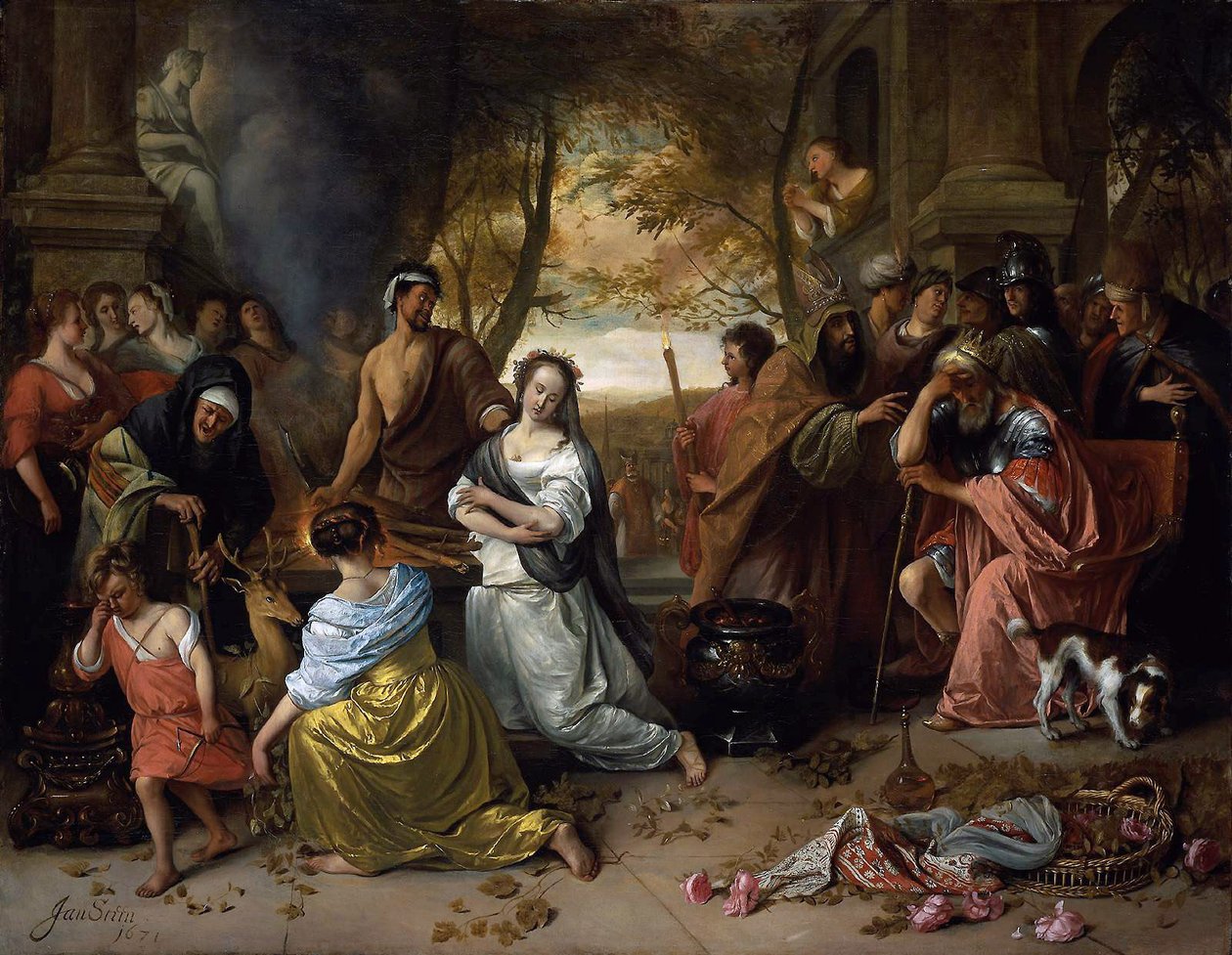 Iphigenian uhri tekijältä Jan Havickszoon Steen