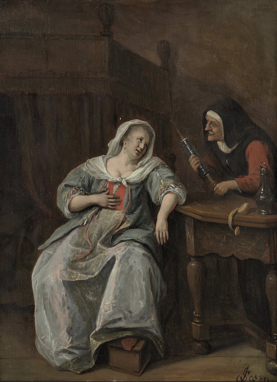 Sairas nainen tekijältä Jan Havickszoon Steen