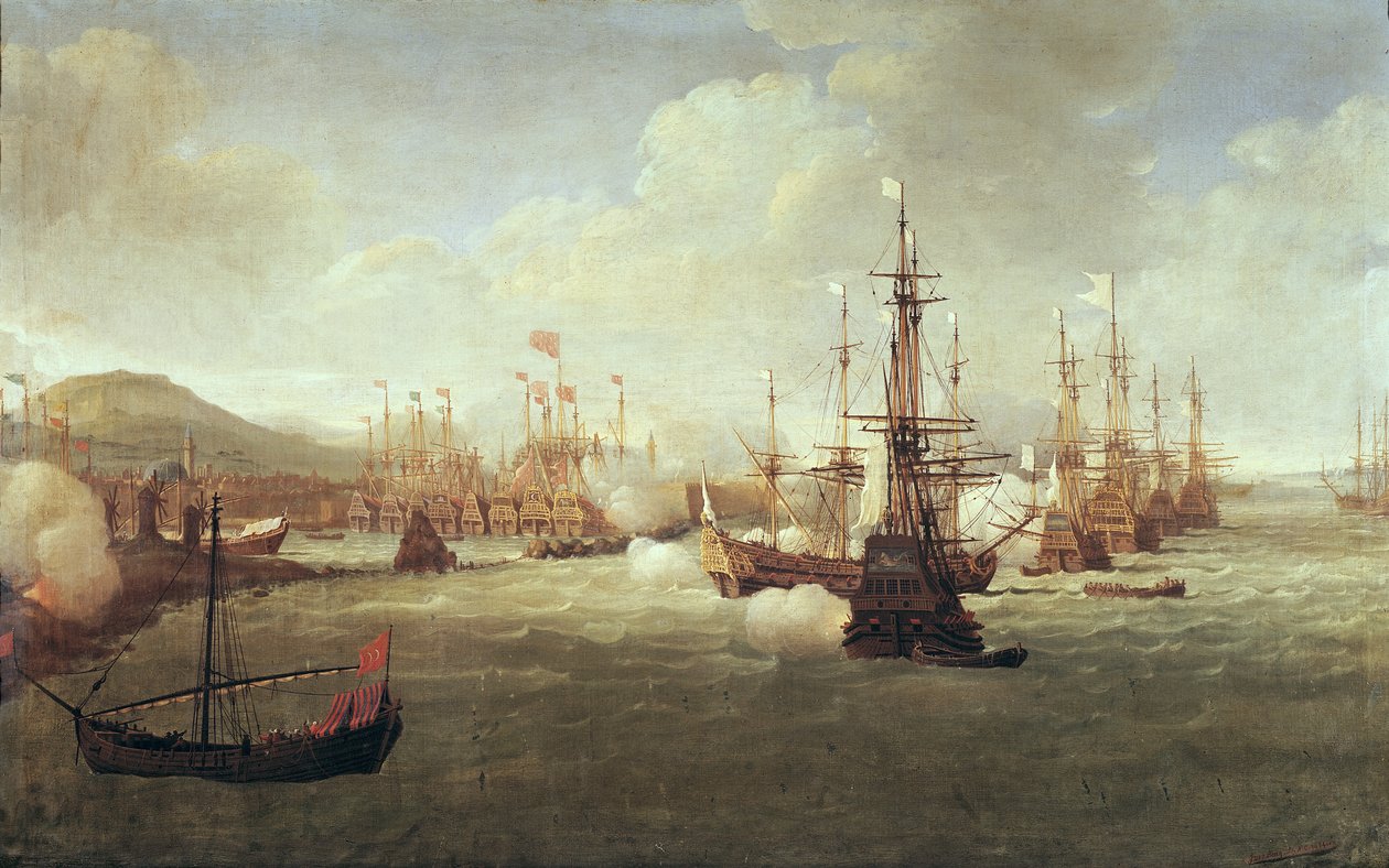Abraham Duquesne (1610-88) Chioksessa, vuoden 1681 jälkeen tekijältä Jan Karel Donatus van Beecq
