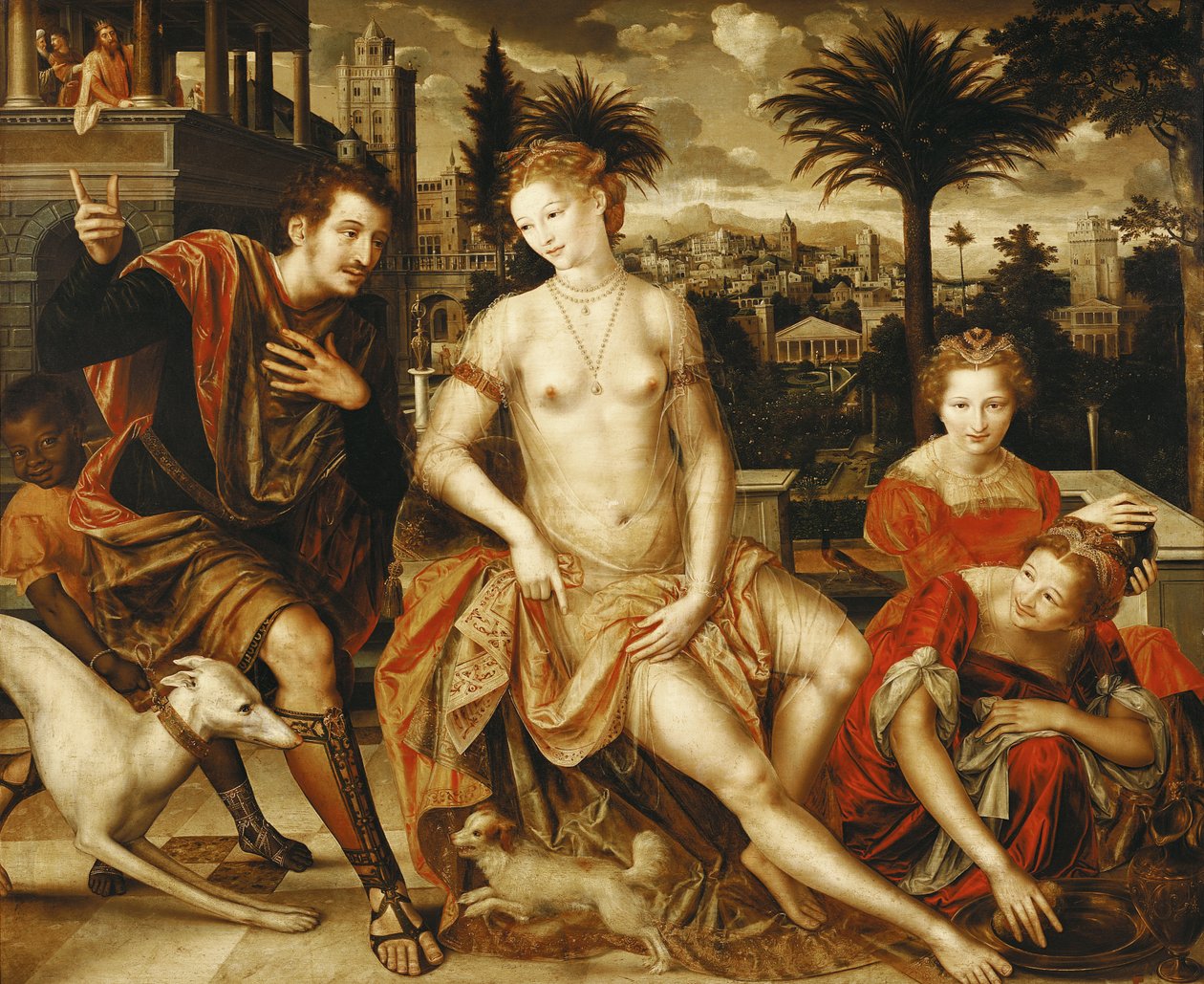 Daavid ja Batseba, 1562 tekijältä Jan Massys or Metsys
