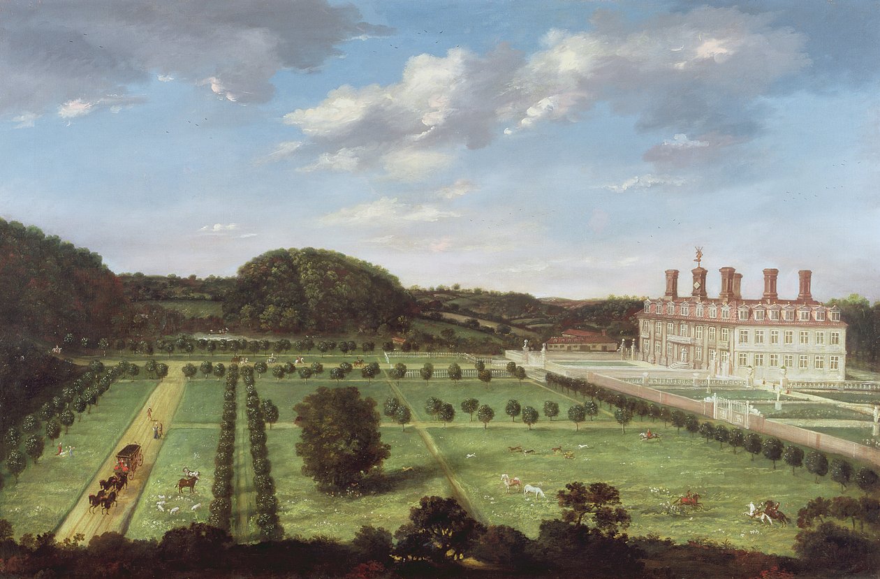 Näkymä Bayhallista, Pembury, Kent, n. 1675 tekijältä Jan Siberechts