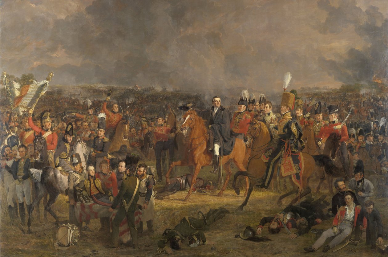 Waterloon taistelu, 1824 tekijältä Jan Willem Pieneman