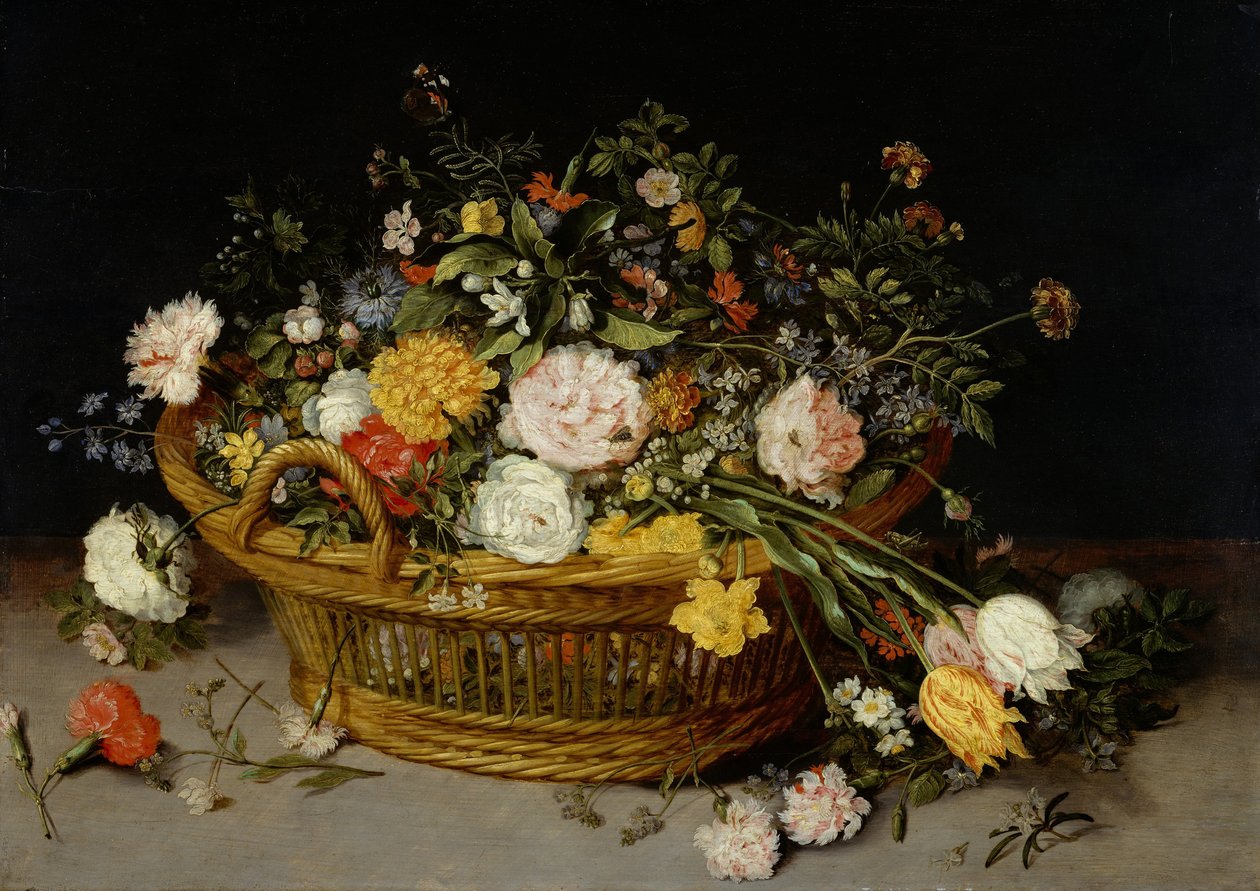 Kukkakori, n. 1625 tekijältä Jan Brueghel the Younger