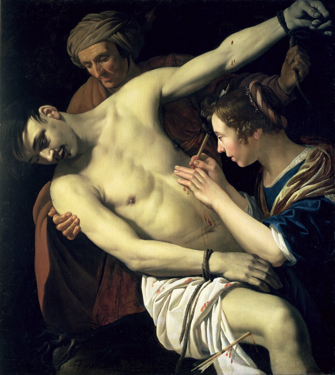 St. Sebastian ja St. Irene, 1624 tekijältä Jan van Bijlert or Bylert