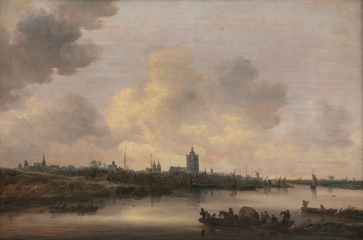 Prospekt af byen Arnhem tekijältä Jan Josephsz van Goyen