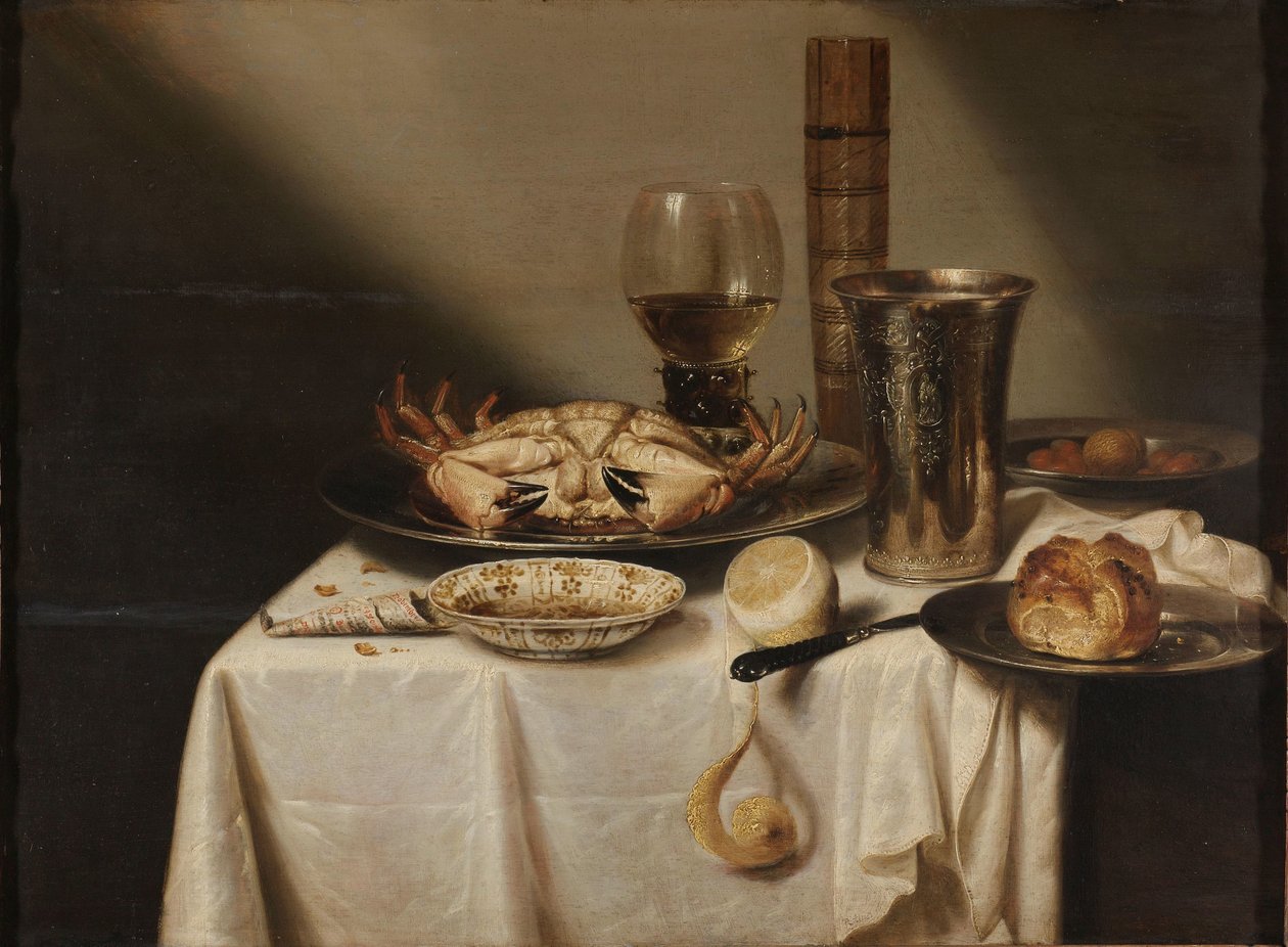 Asetelma tekijältä Jan Albertsz. Rotius (signed by artist)