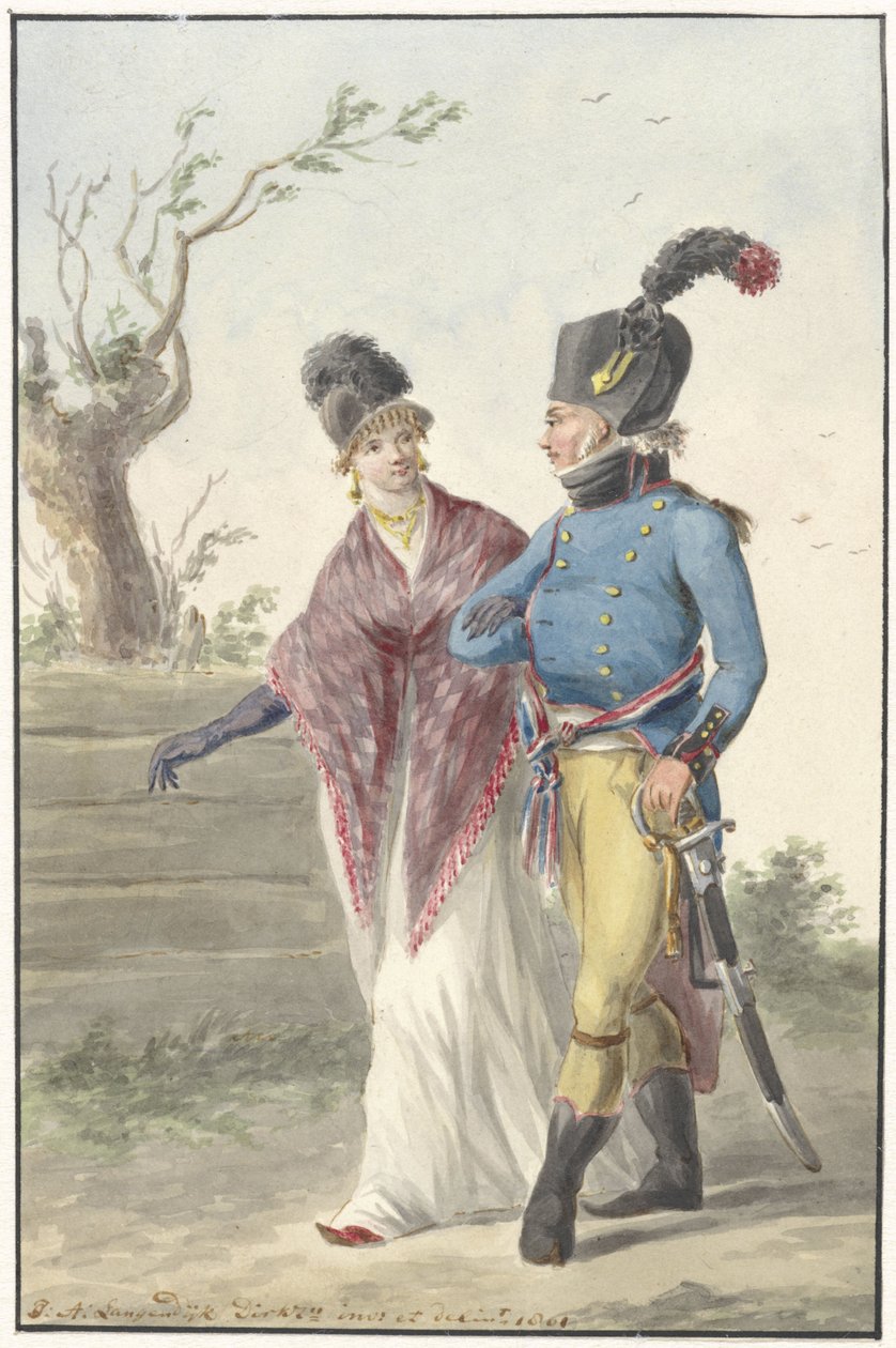 Genien upseeri, 1801 tekijältä Jan Anthonie Langendijk Dzn