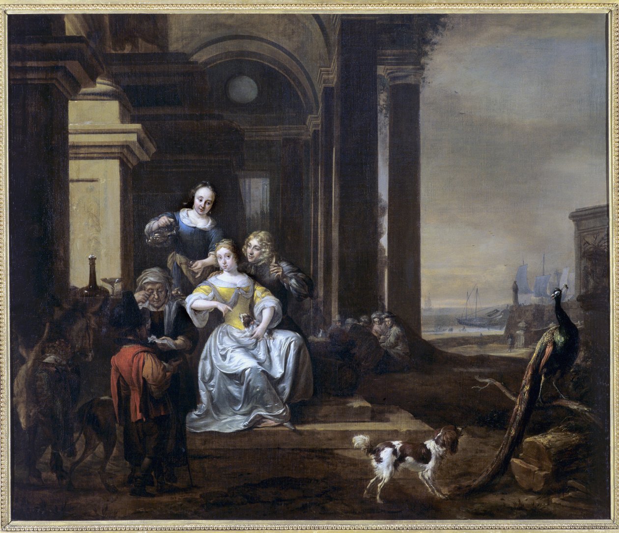Nuoret blondit, 1646-55 tekijältä Jan Baptist Weenix