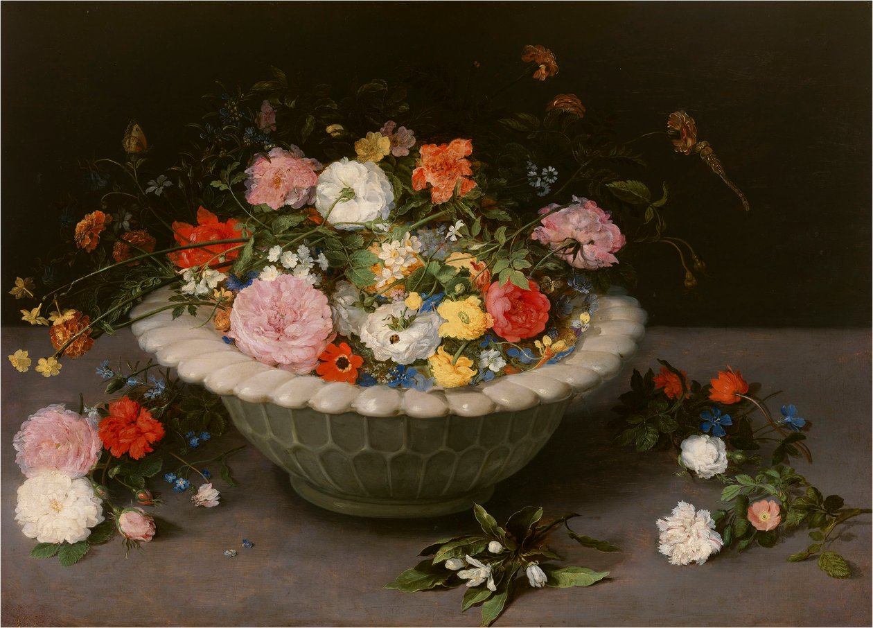 Kukkamaljakko, 1615. tekijältä Jan Brueghel the Elder