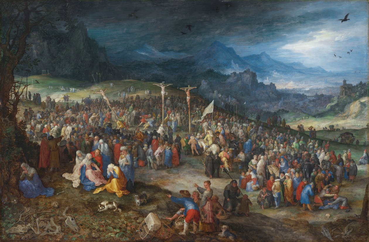 saksa: Calvary Calvary tekijältä Jan Brueghel the Elder