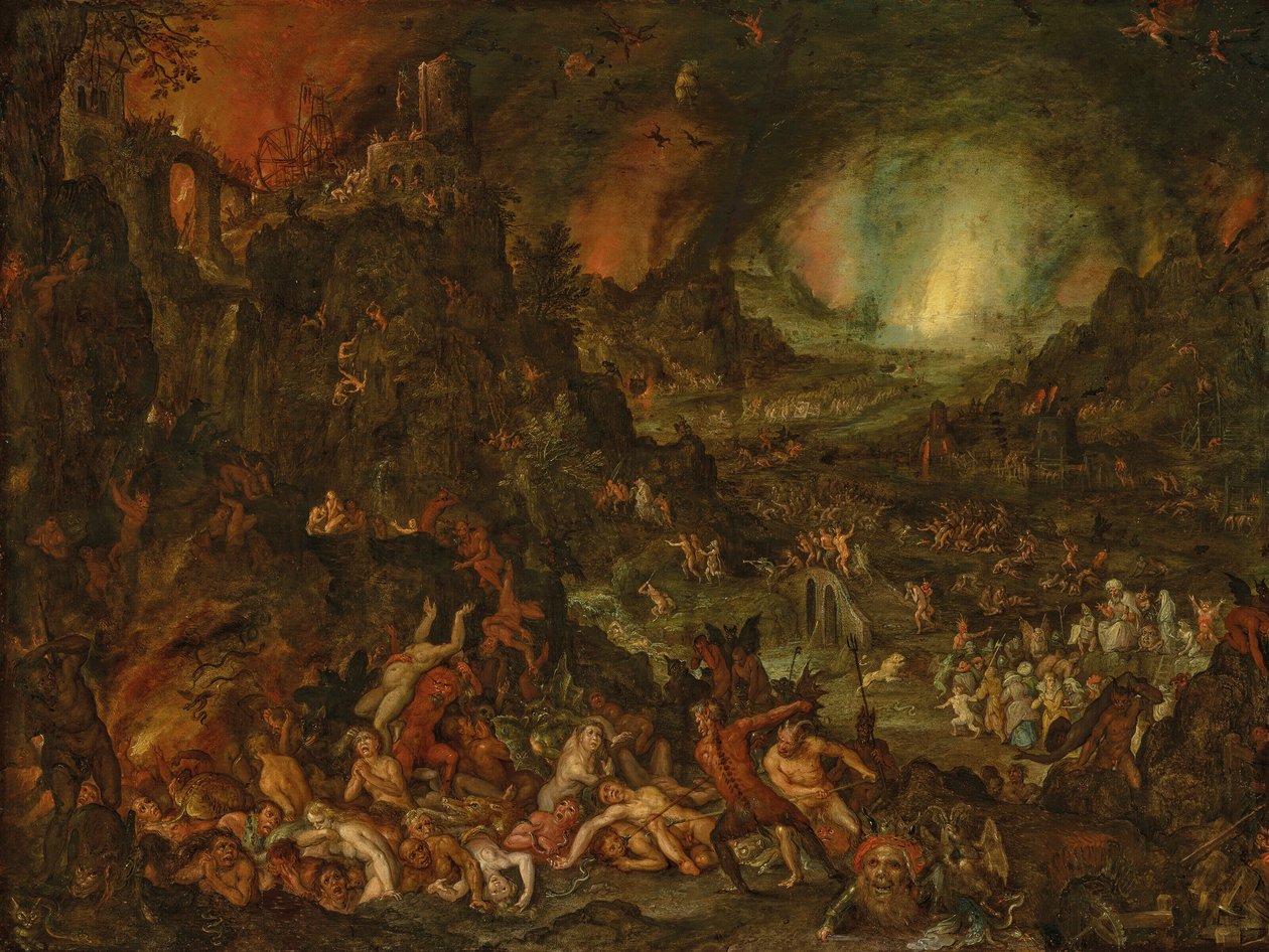Helvetti tekijältä Jan Brueghel the Elder