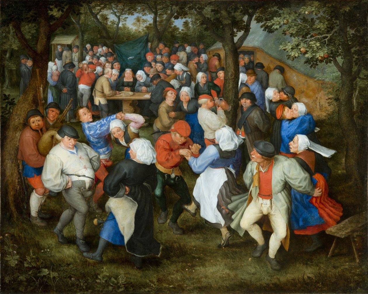 Häätanssi, n. 1600. tekijältä Jan Brueghel the Elder