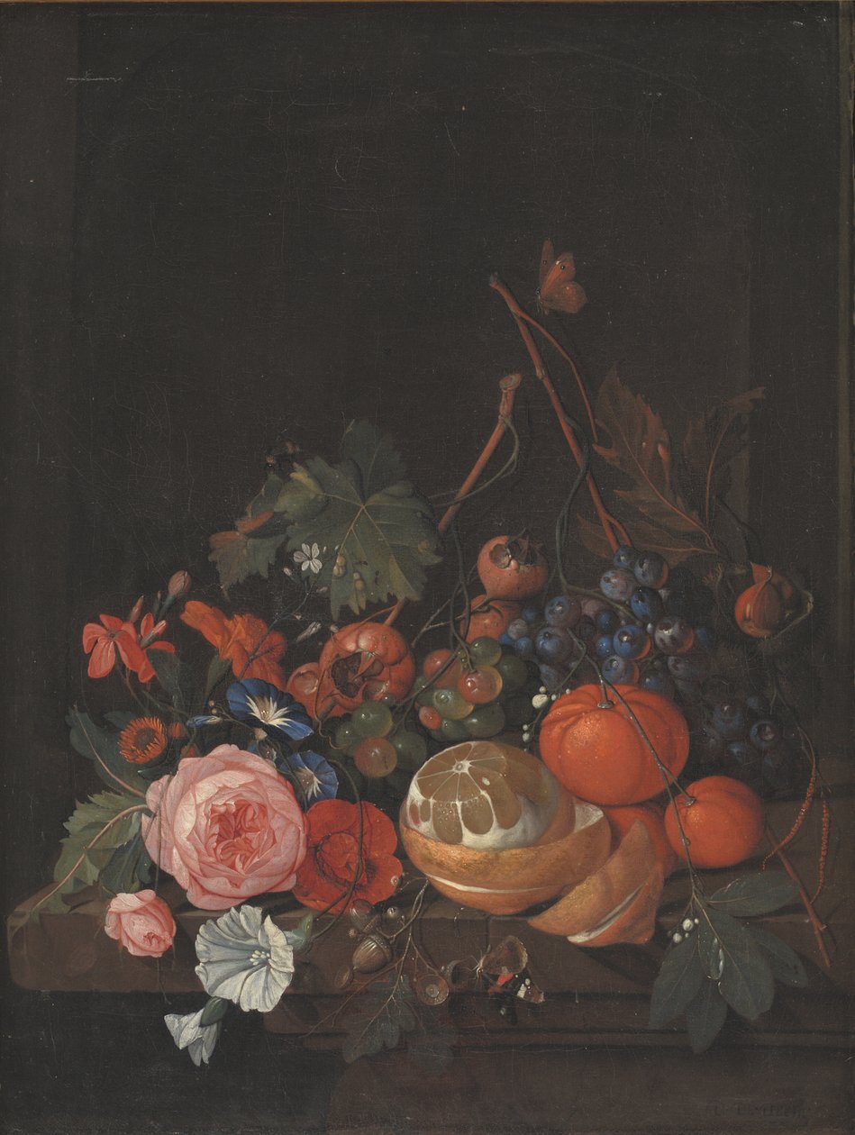 Kukat ja hedelmät tekijältä Jan Davidsz de Heem