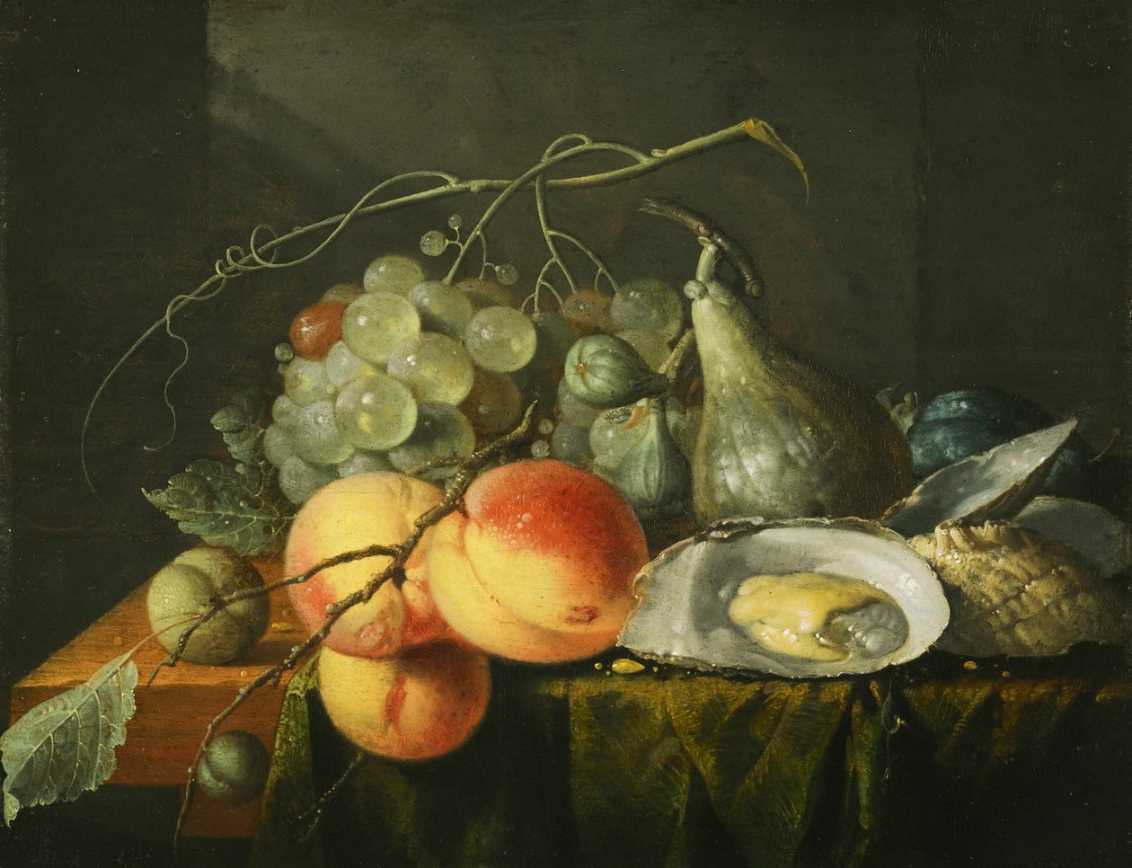 Hedelmät asetelma elämä tekijältä Jan Davidsz. de Heem