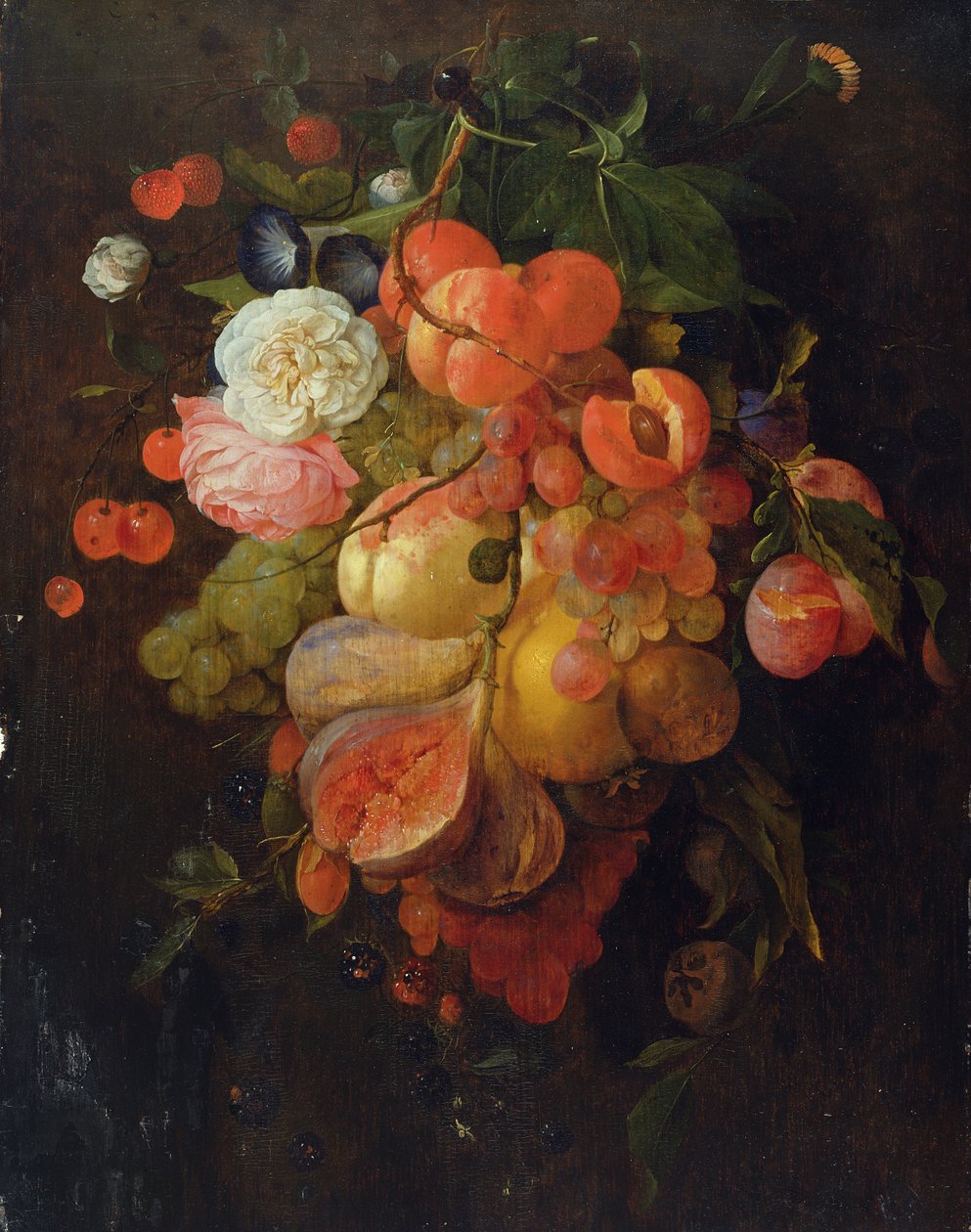 Hedelmät ja kukat tekijältä Jan Davidsz de Heem