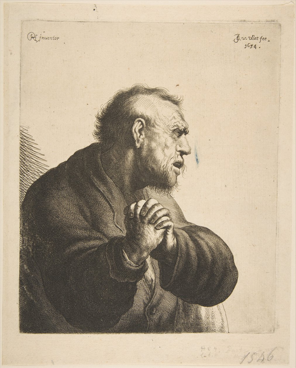 Sureva mies, 1634. tekijältä Jan Georg van Vliet