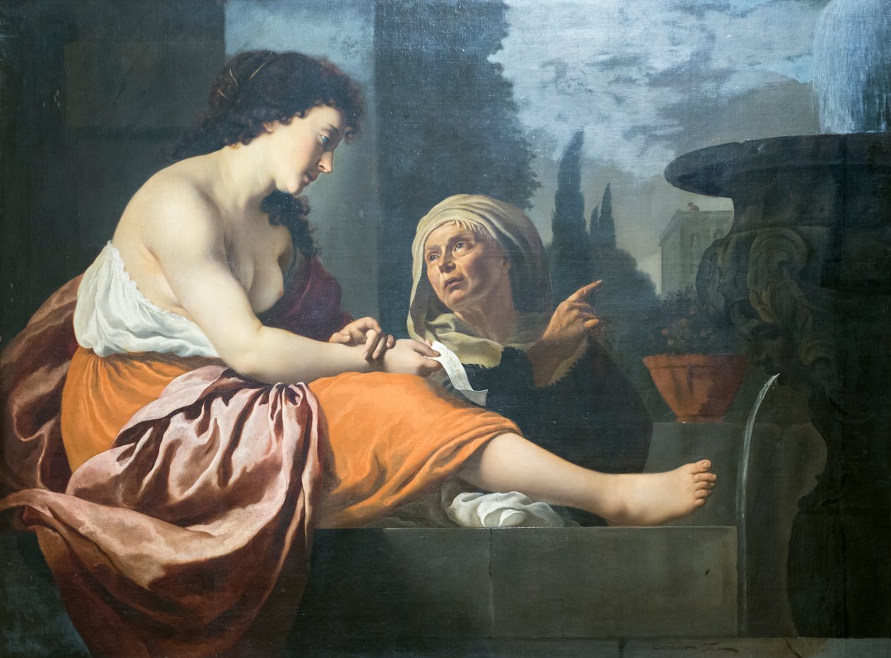 Bathsheba kylpylässään tekijältä Jan Gerritsz. van Bronckhorst