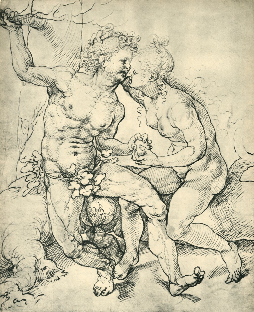 Adam ja Eeva, 1520-1525, 1943. tekijältä Jan Gossaert