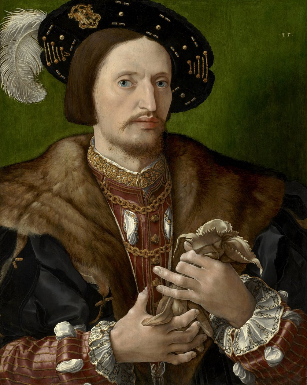 Gentlemanin muotokuva, n. 1530 tekijältä Jan Gossaert