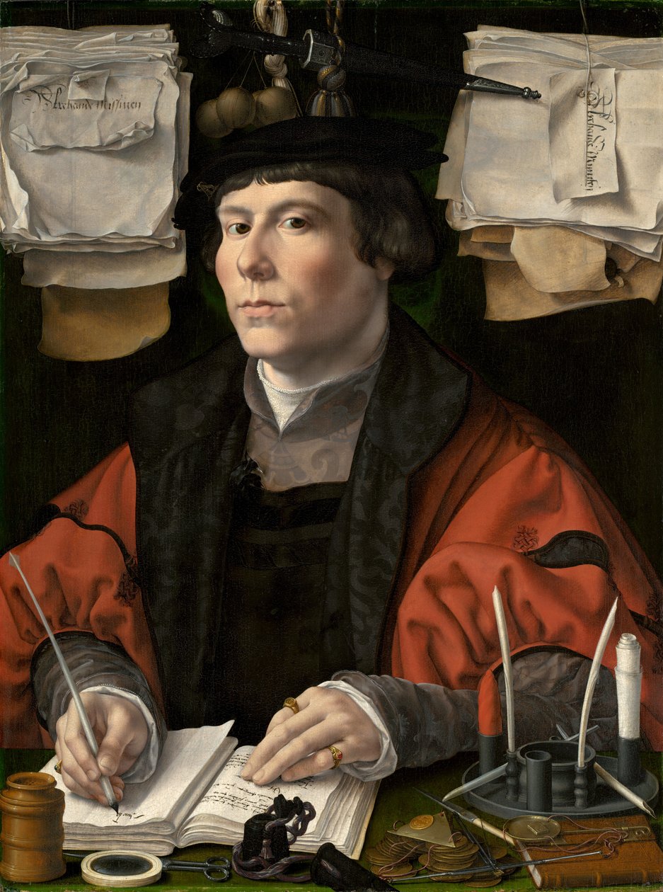 Kauppiaan muotokuva, c. 1530. tekijältä Jan Gossaert