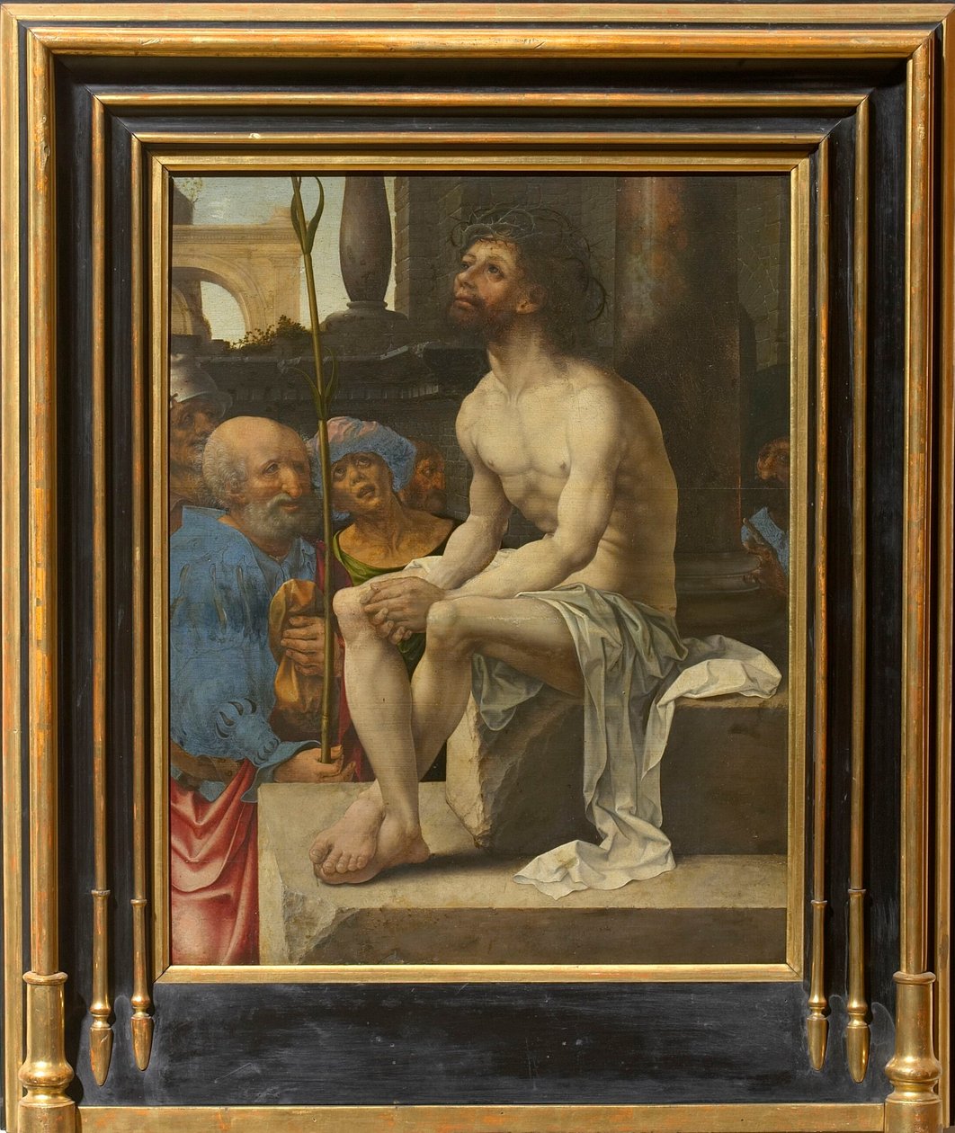 Kristuksen pilkkaaminen, 1527. tekijältä Jan Gossaert