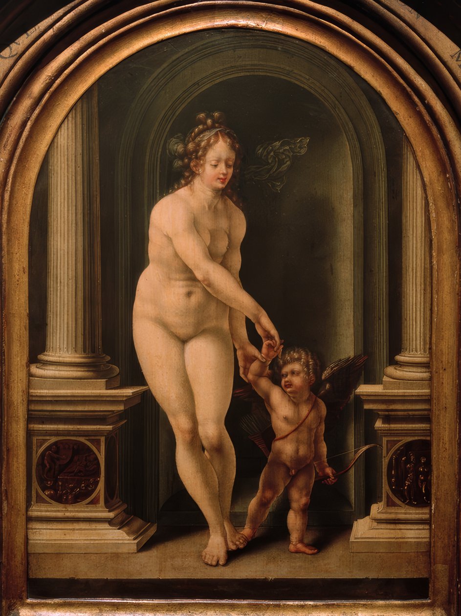 Venus ja Amor tekijältä Jan Gossaert