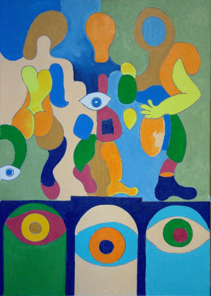 Hyvästi, 2009 (öljy kankaalle) tekijältä Jan Groneberg