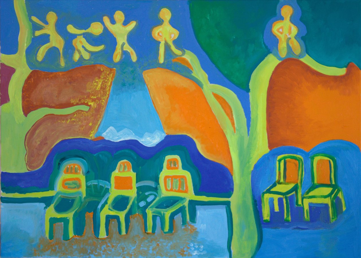 Talvi on tullut, 2009 (öljy kankaalle) tekijältä Jan Groneberg