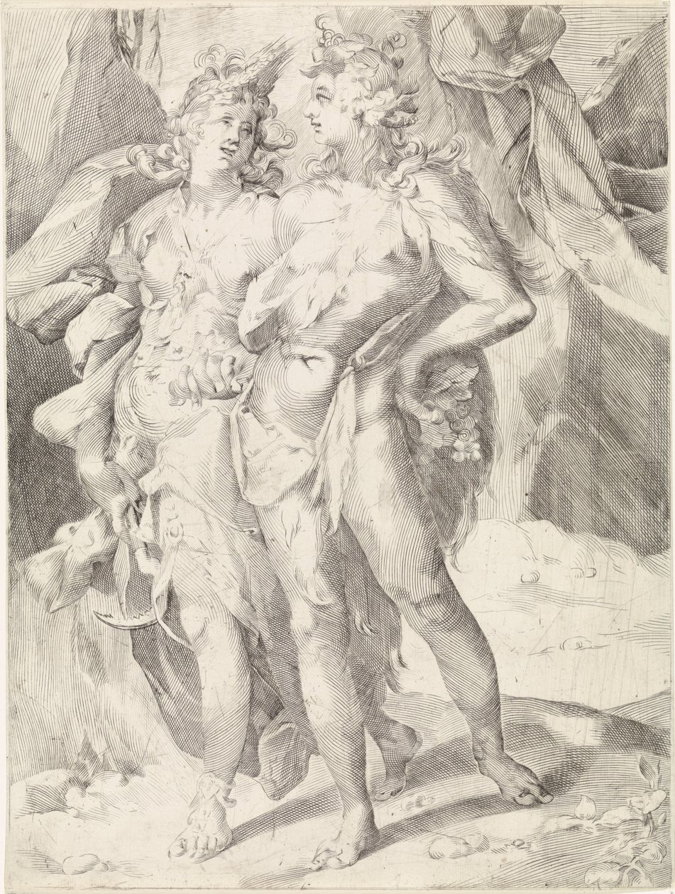 Ceres ja Bacchus tekijältä Jan Harmensz. Muller
