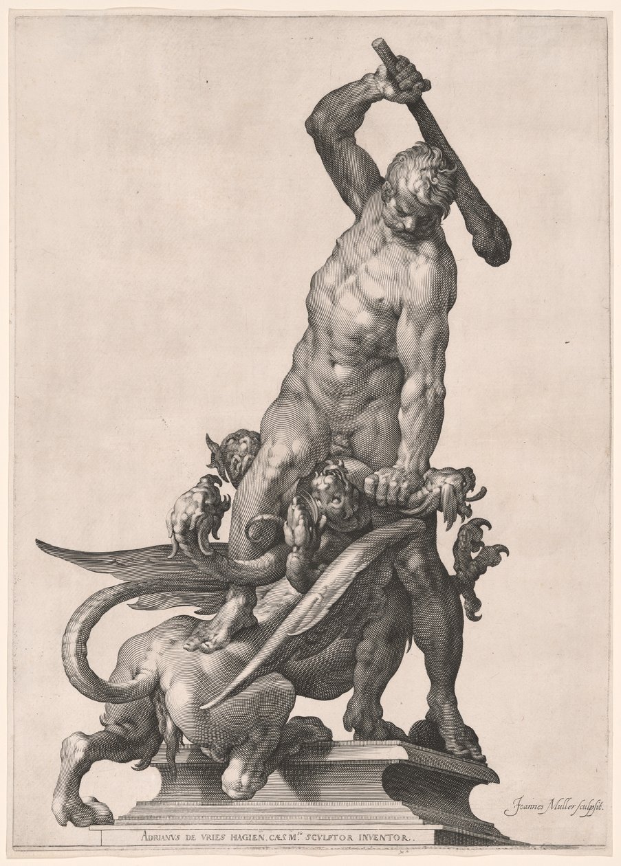 Hercules tappaa Hydran tekijältä Jan Harmensz. Muller