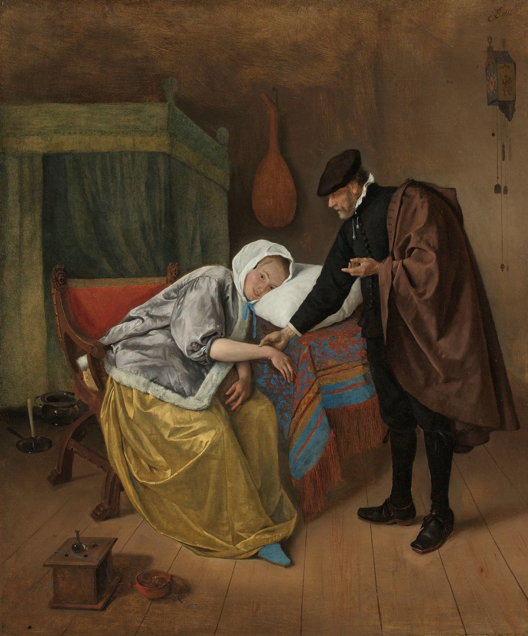 Sairas Nainen Sairas nainen tekijältä Jan Havicksz. Steen