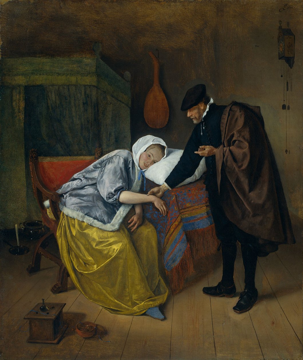Sairas Nainen tekijältä Jan Havickszoon Steen