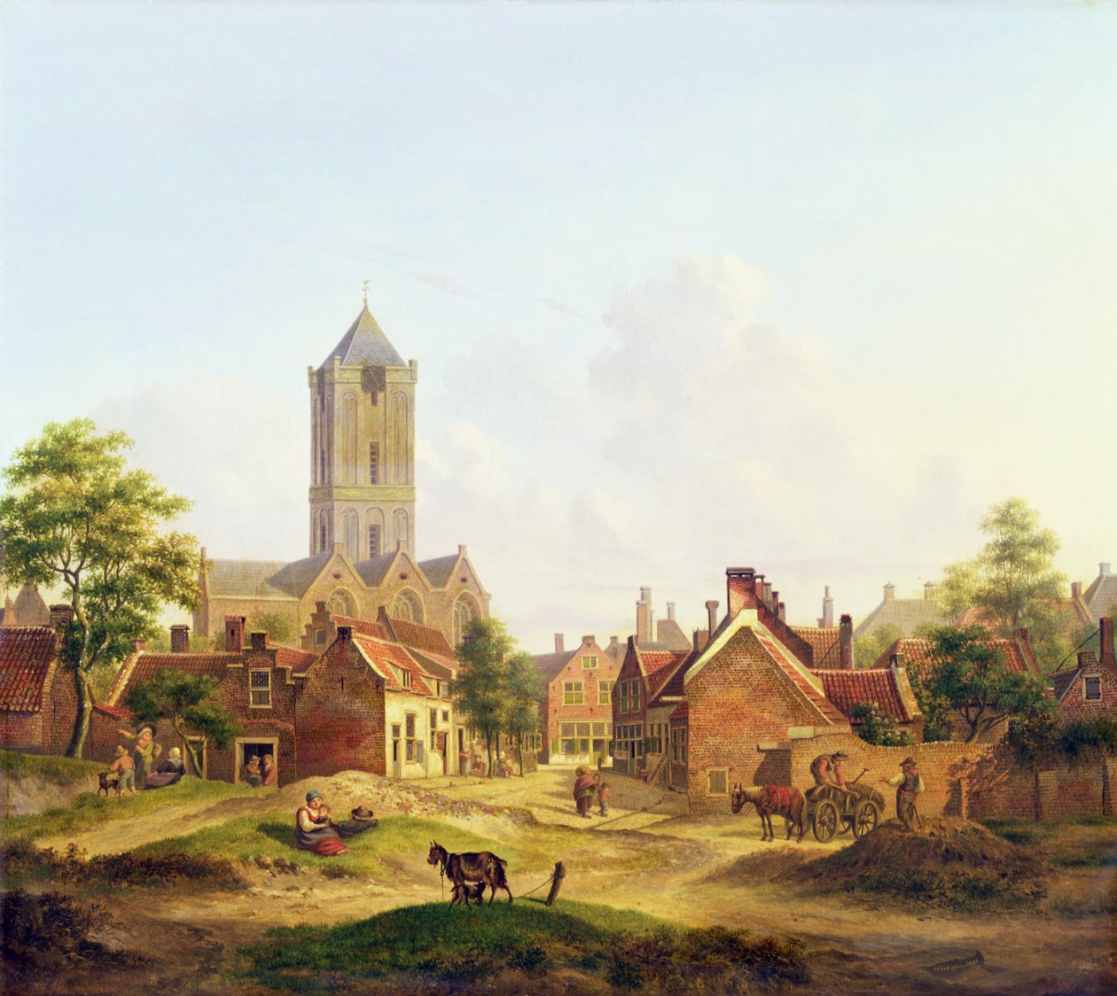 Pyhän Jacobin kirkko, Utrecht tekijältä Jan Hendrik Verheyen