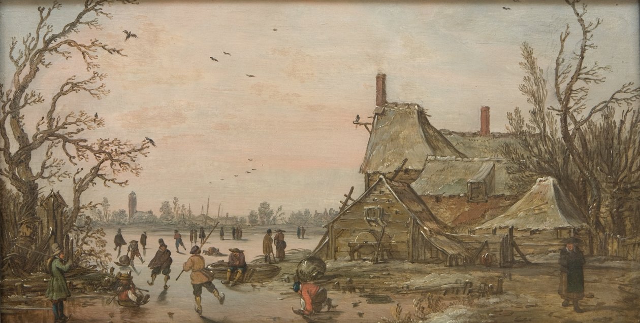 Talvimaisema maatilalla tekijältä Jan Josefsz van Goyen