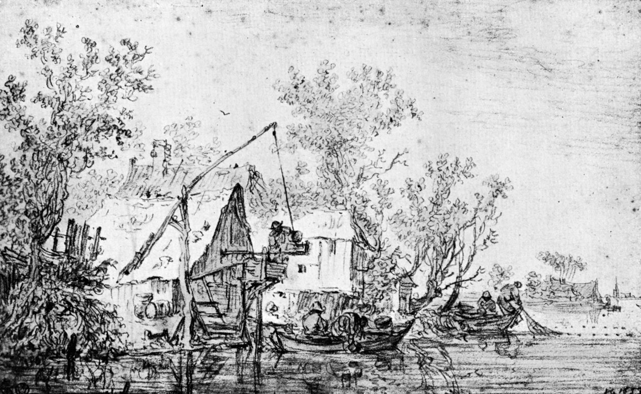 Hollantilainen joki, 1913. tekijältä Jan Josephsz van Goyen