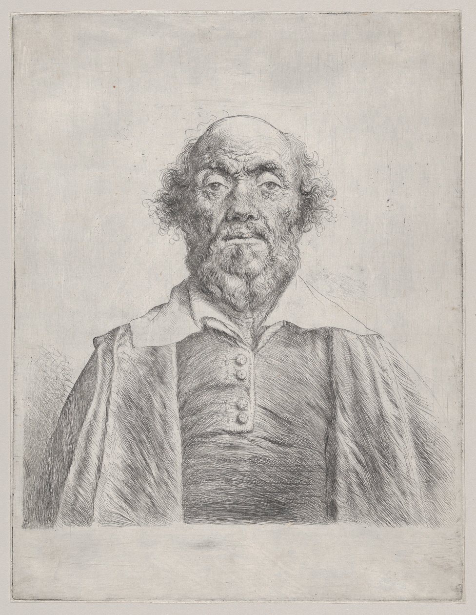 Vanhuksen miehen rintakuva, 1620-74. tekijältä Jan Lievens