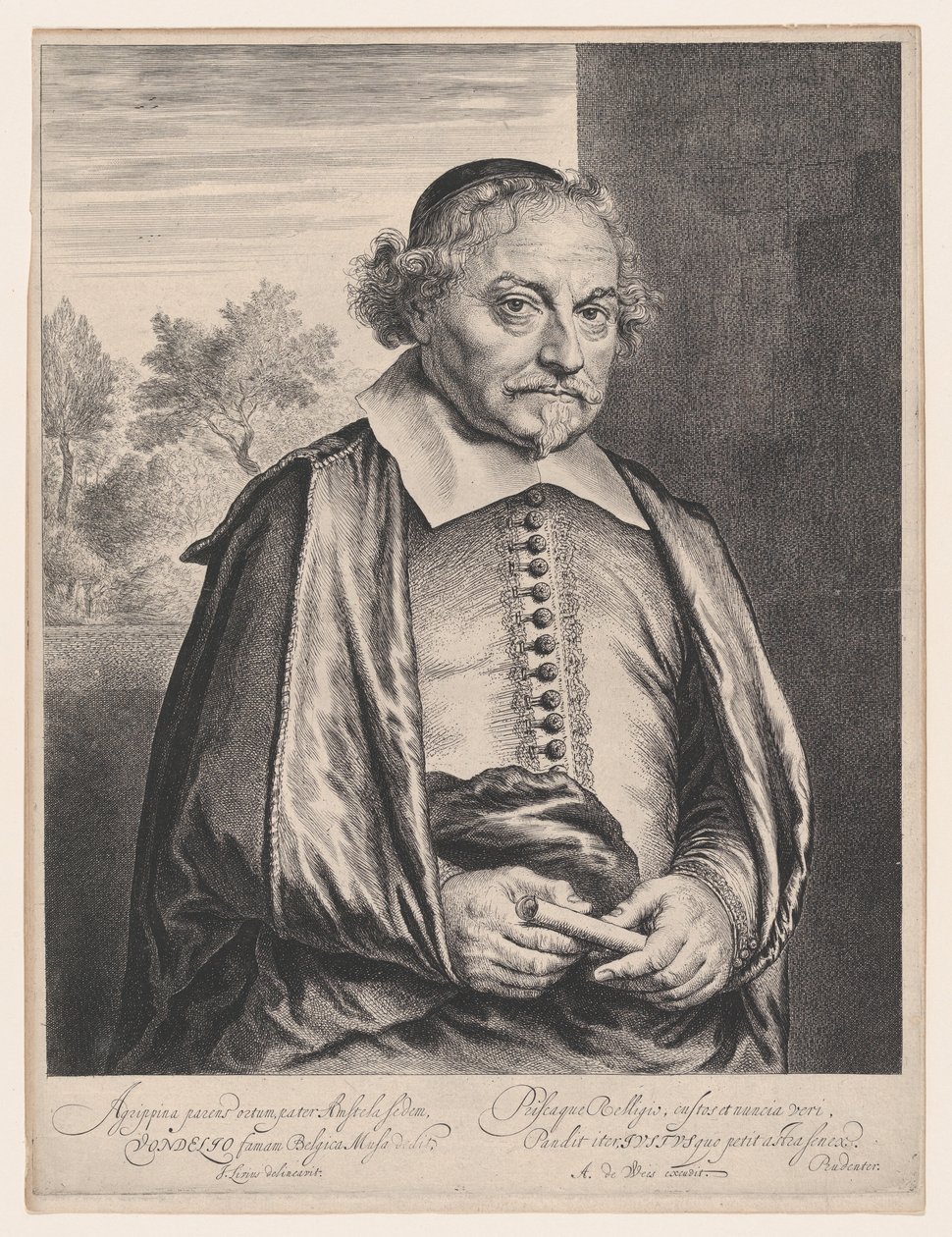 Joost van den Vondel, 1600-luku. tekijältä Jan Lievens