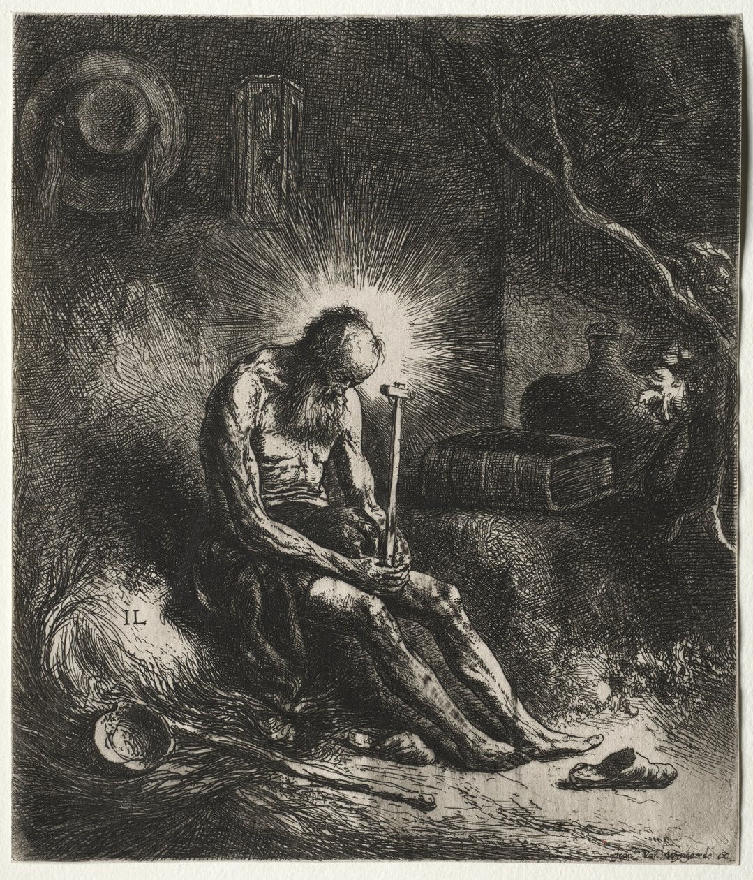 Pyhä Hieronymus tekijältä Jan Lievens