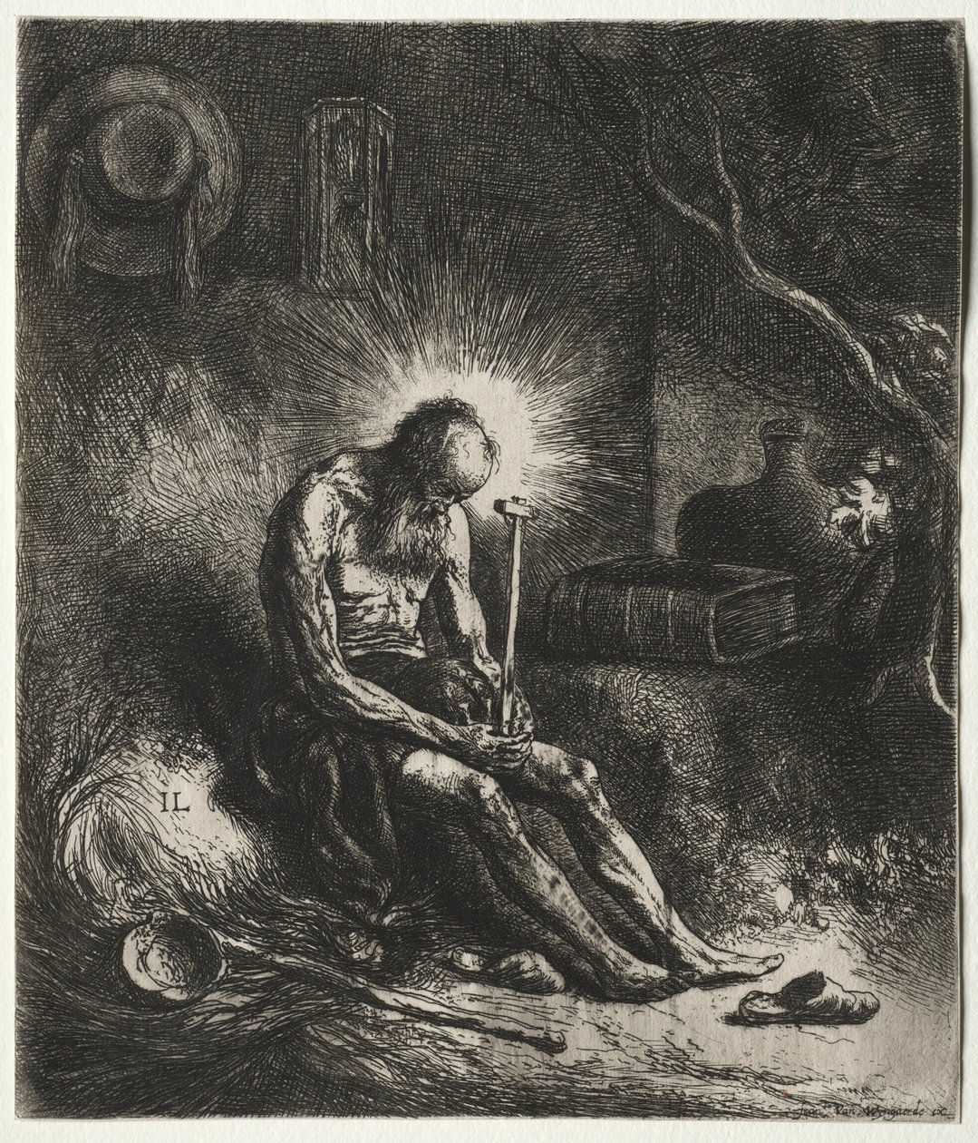 Pyhä Hieronymus. tekijältä Jan Lievens