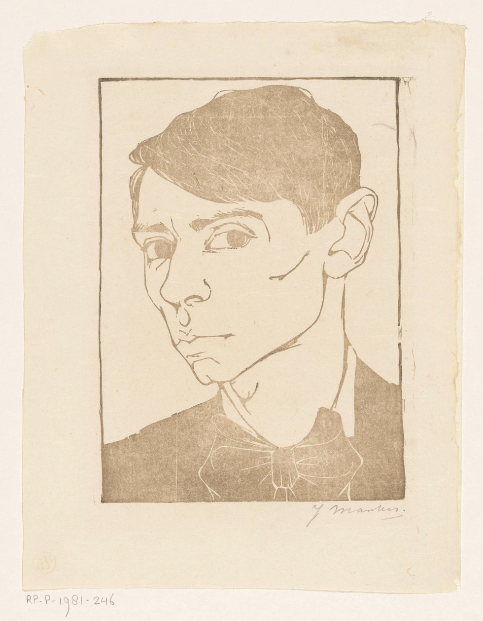 aOmakuva rusetilla tekijältä Jan Mankes (signed by artist)