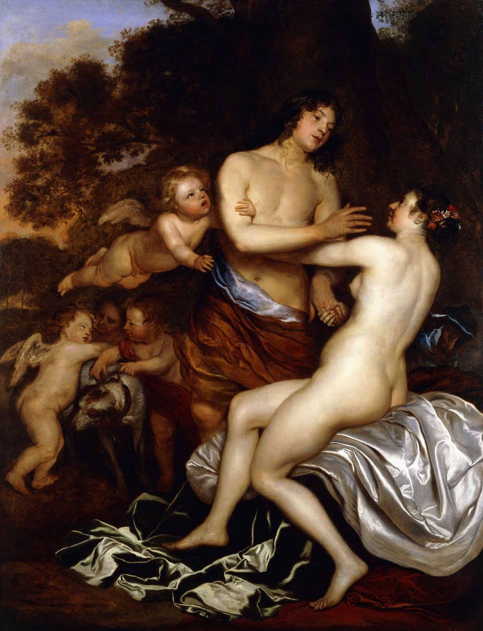 Venus ja Adonis tekijältä Jan Mytens
