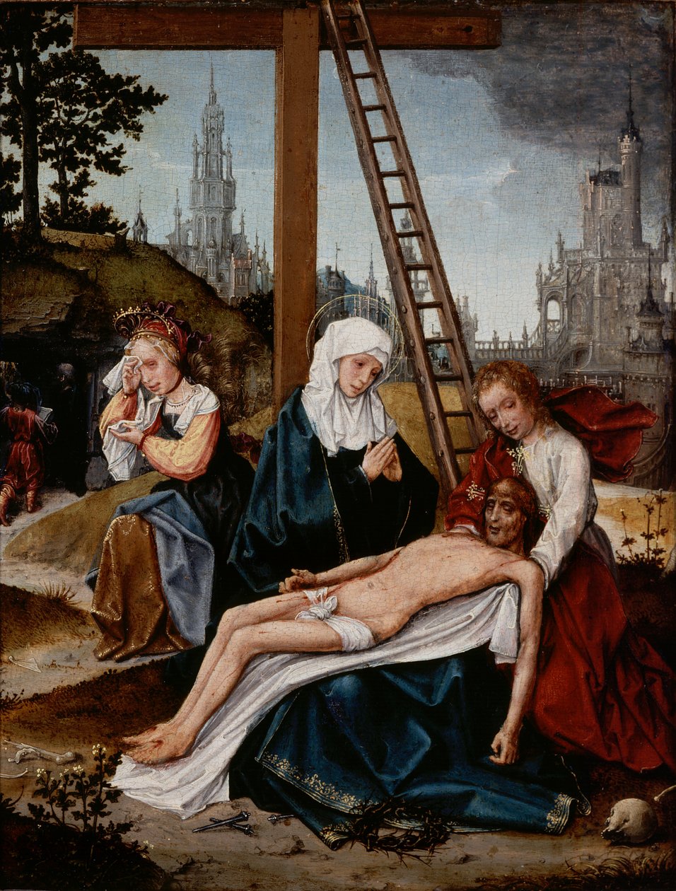 Valitusvirsi, noin 1510-15 (öljy paneelille). tekijältä Jan Provoost