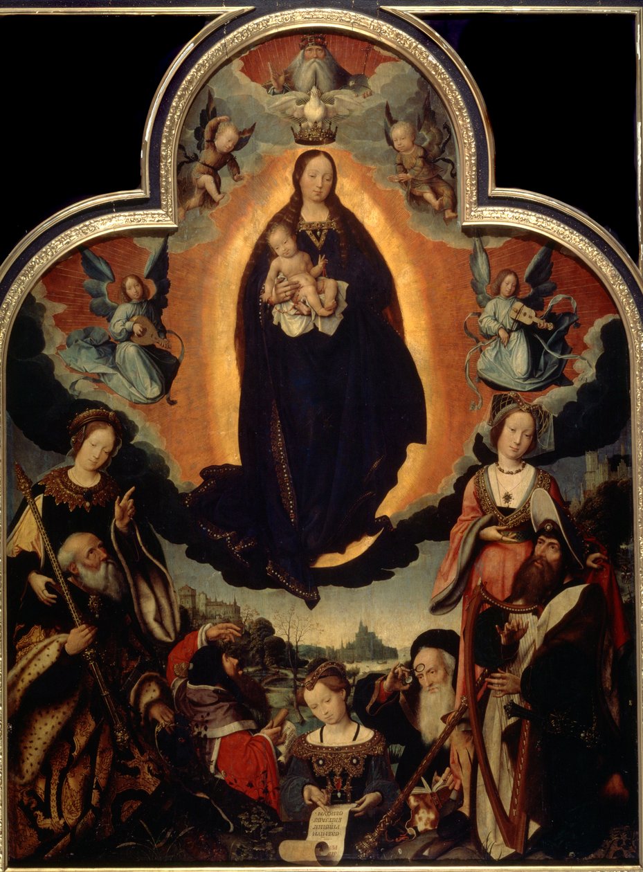 Neitsyen kirkkaus, 1524. tekijältä Jan Provoost