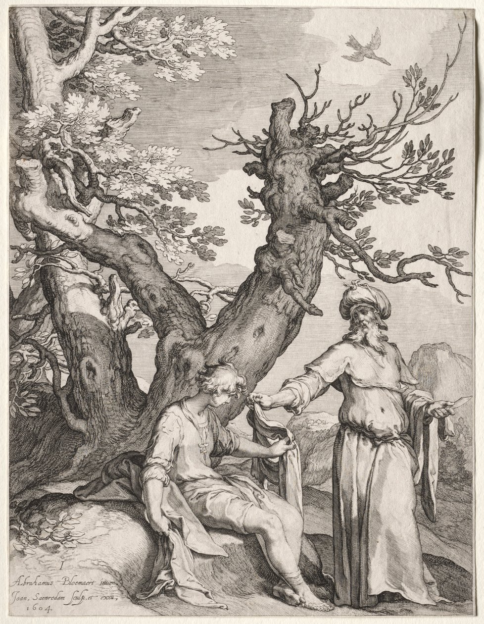 Ahia ja Jerobeam, 1604. tekijältä Jan Saenredam
