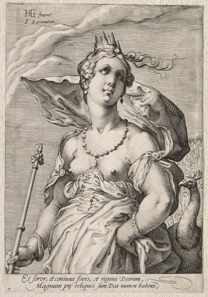 Juno, c. 1595. tekijältä Jan Saenredam