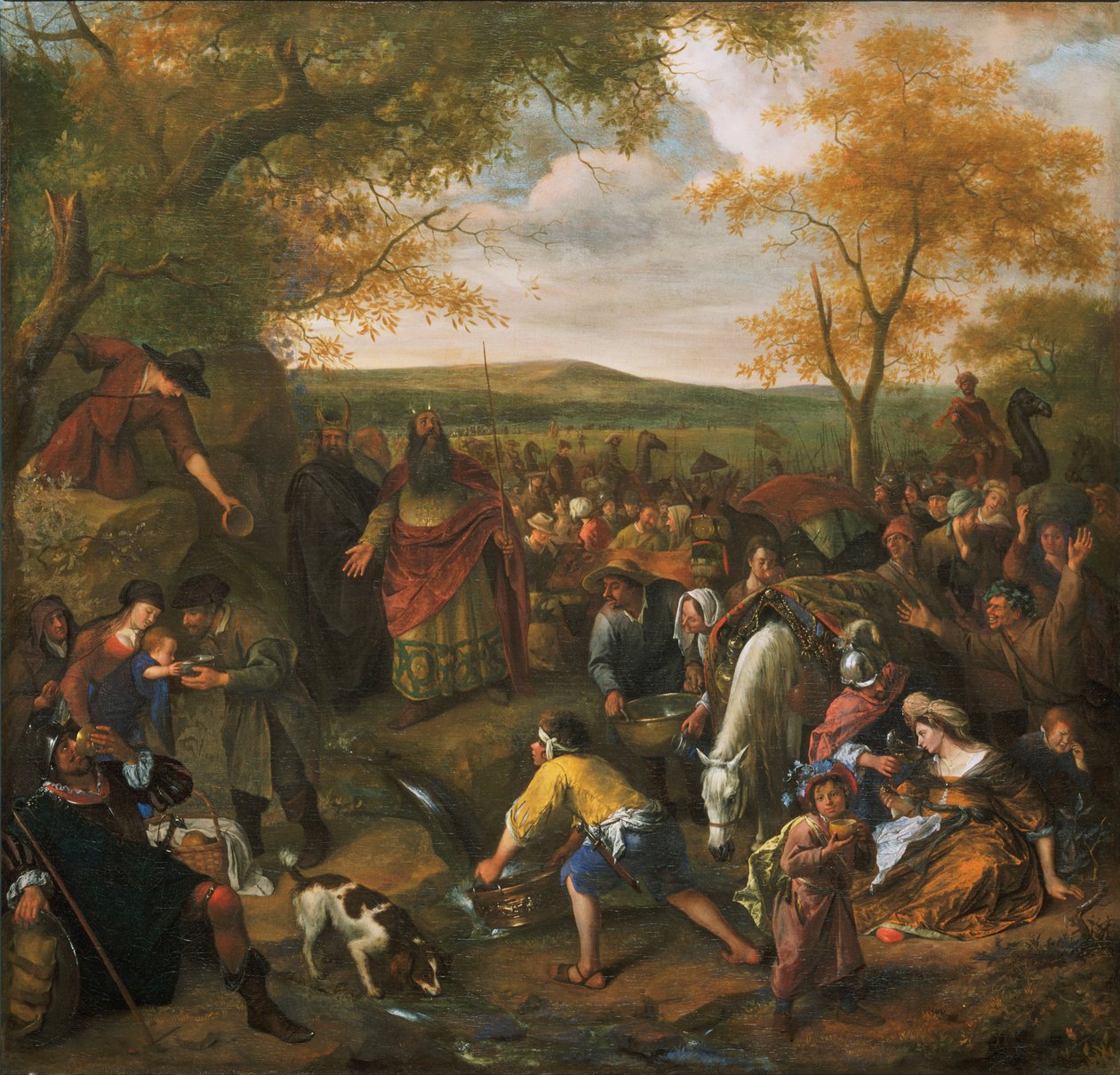Mooses iskee kallioon tekijältä Jan Steen