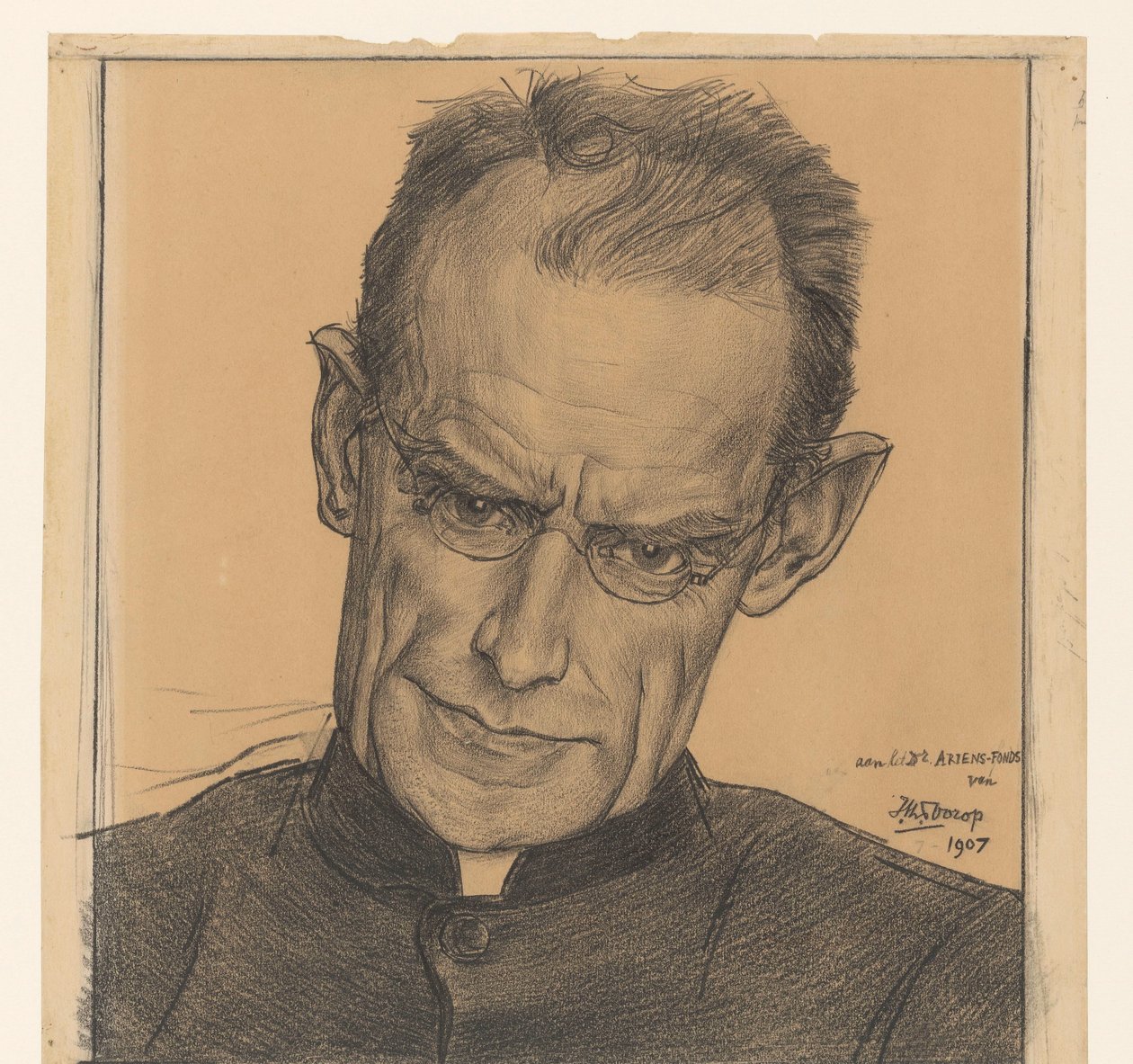 Muotokuva Dr. Ariens tekijältä Jan Toorop