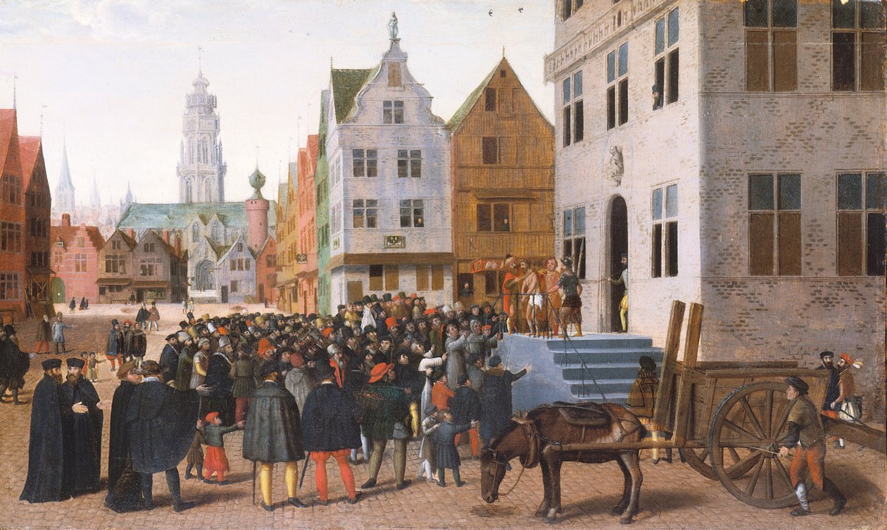 Ecce Homo (öljy puulle) tekijältä Jan Van Wechelen