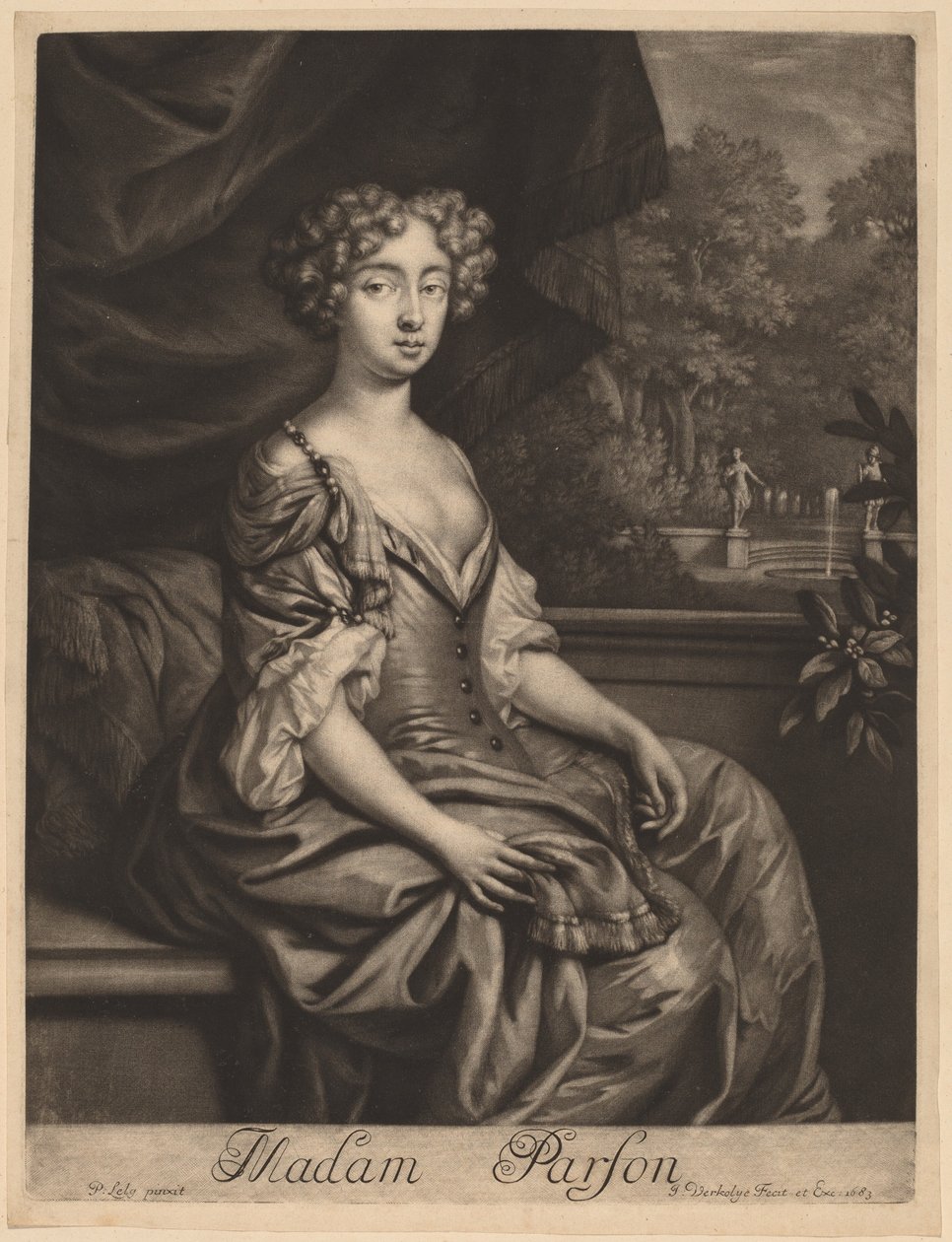 Rouva Parson tekijältä Jan Verkolje I after Sir Peter Lely